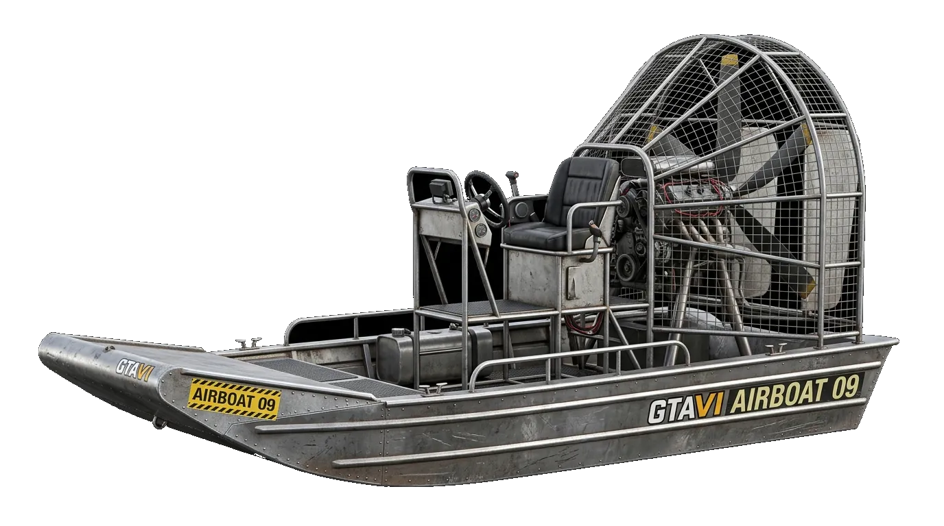 Airboat 09, GTA V model reference